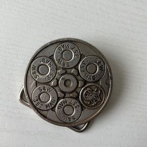 Vintage Smith & Wesson Silver tone Belt Buckle